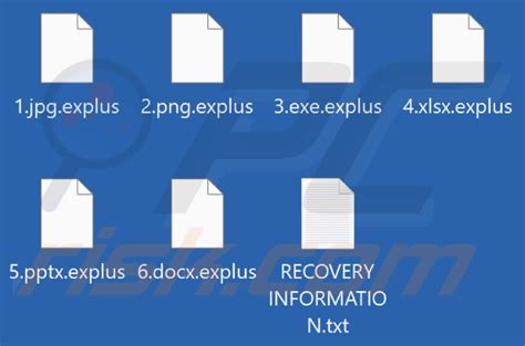 EXPLUS Files Ransomware .